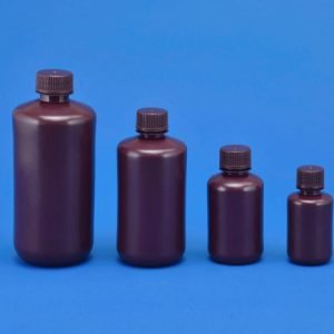 Narrow Mouth Bottle HDPE Amber