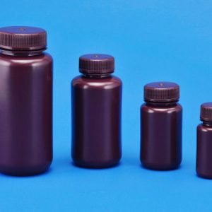 Wide Mouth Bottle HDPE Amber